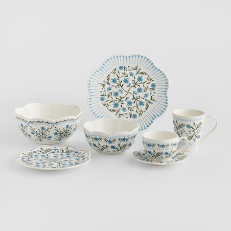 Miska Avenel z motywem roślinnym