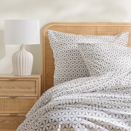 Pościel Bawełniana Virelli 160x200 cm z wzorem geometrycznym