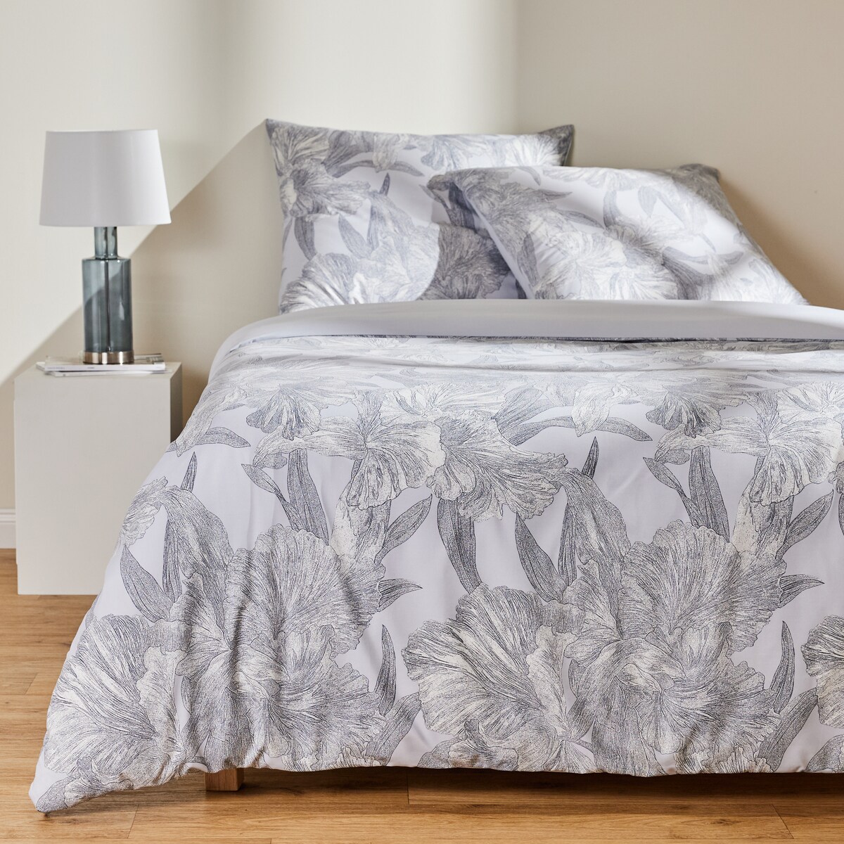 Komplet pościeli z mikrofibry Flowa 160x200 cm z 2 poszewkami 70x80