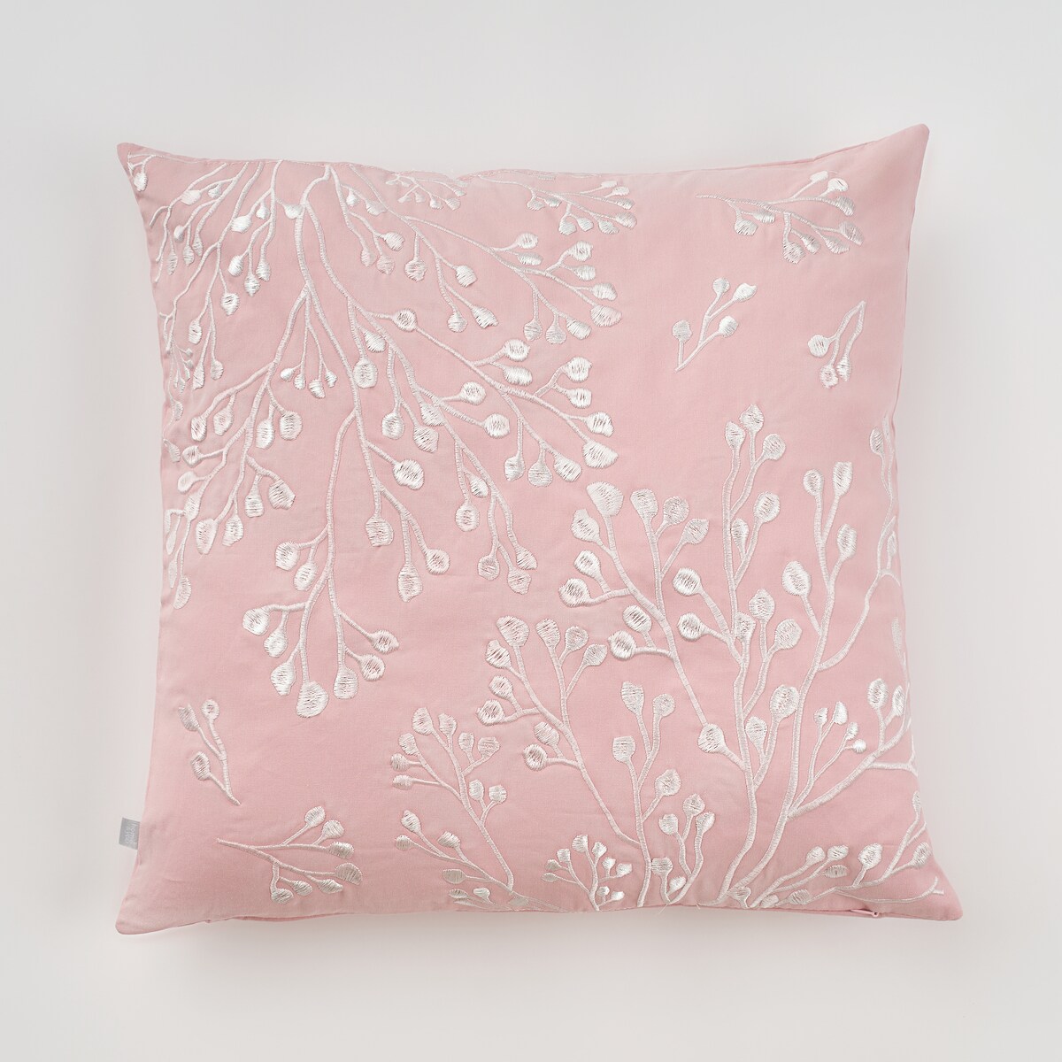 Poszewka Haftowana Meera 45x45 cm z motywem roślinnym