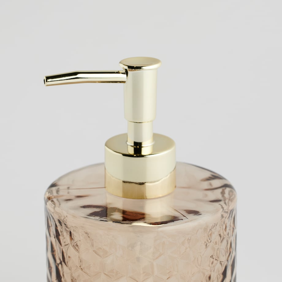Szklany dozownik łazienkowy almel