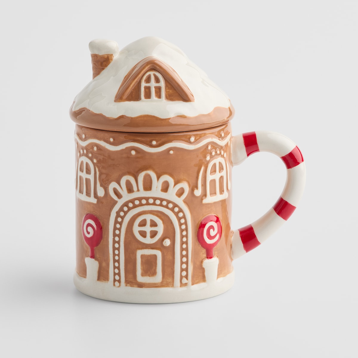 Kubek Z Dodatkiem Gingerhousi z motywem piernika