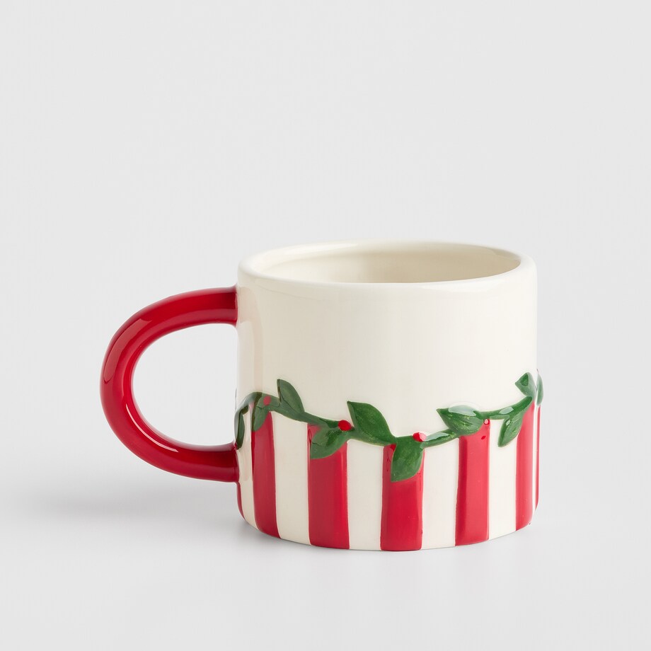 Kubek Hollisaint z motywem mikołaja