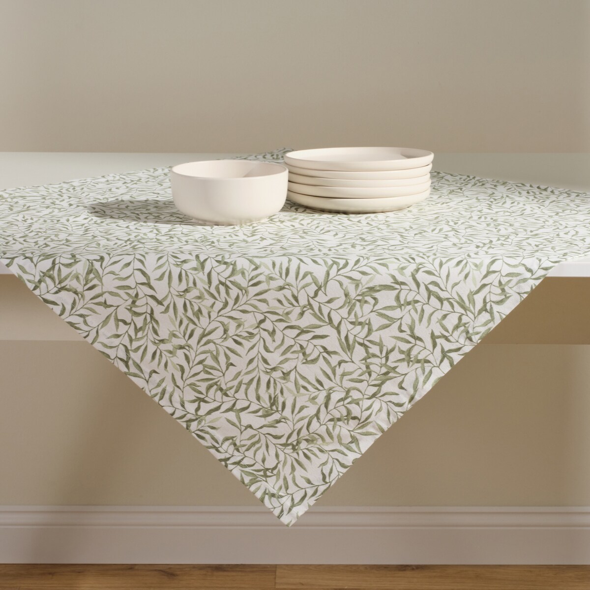 Serweta Fogli 80x80 cm z motywem liściastym