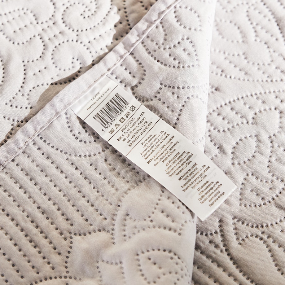 Jednokolorowa narzuta na łóżko Lavish 170x210 cm