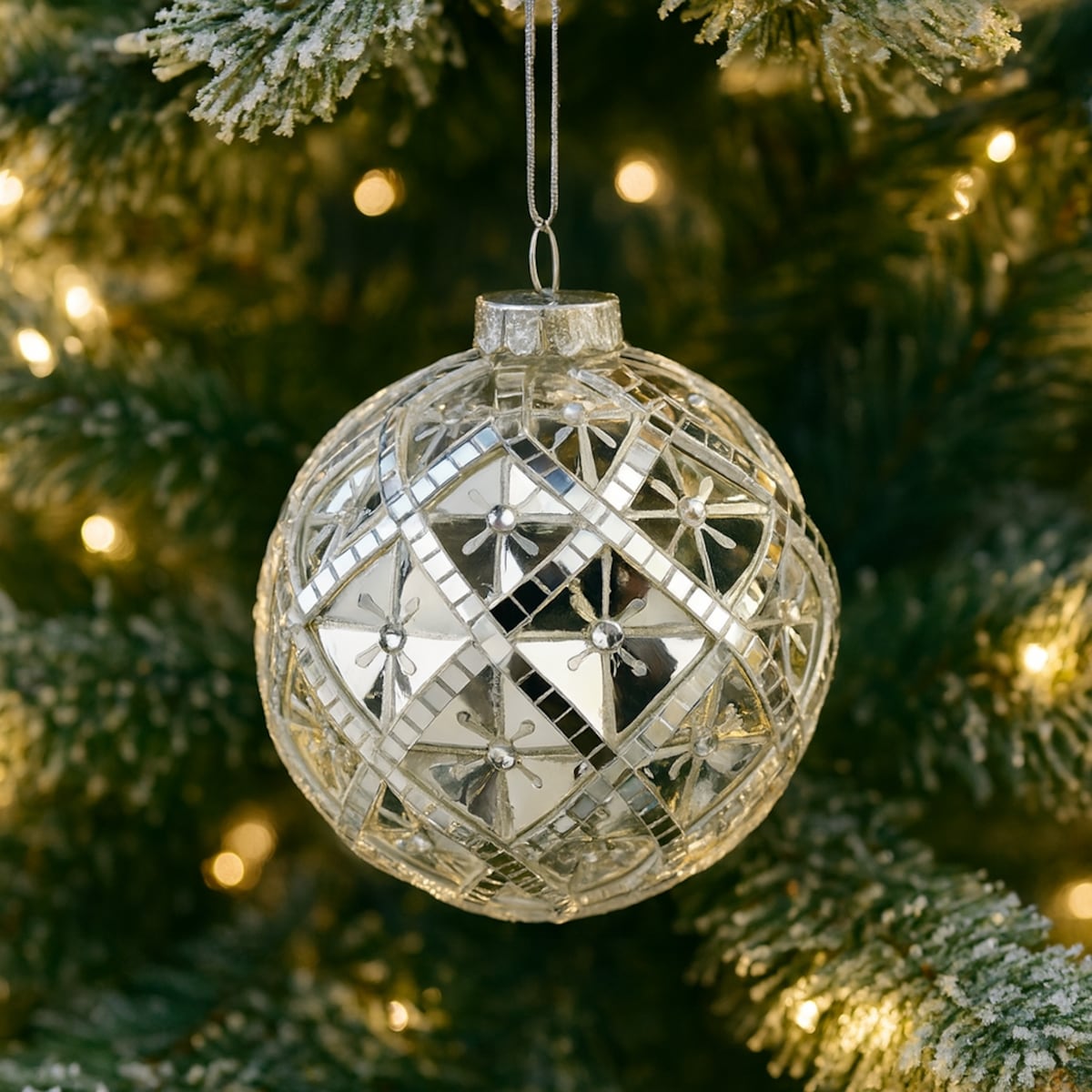 Bombka szklana Floretta