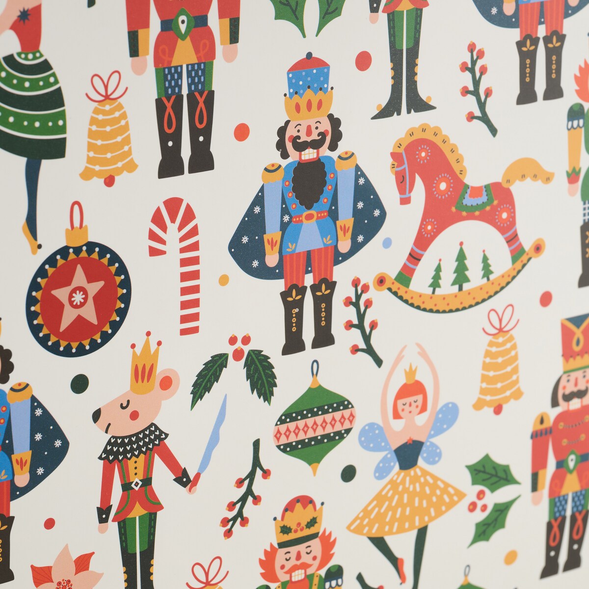 Torba Prezentowa Nutcracker z motywem dziadka do orzechów