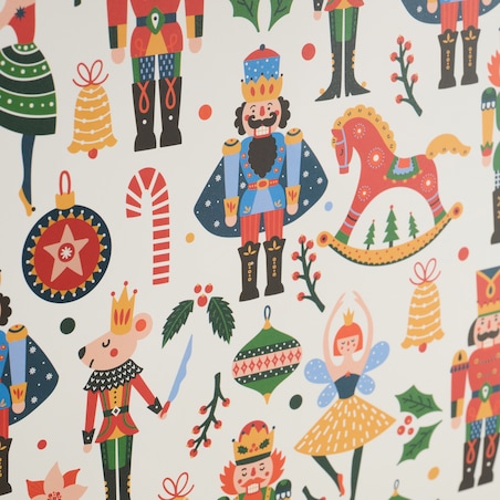 Torba Prezentowa Nutcracker z motywem dziadka do orzechów