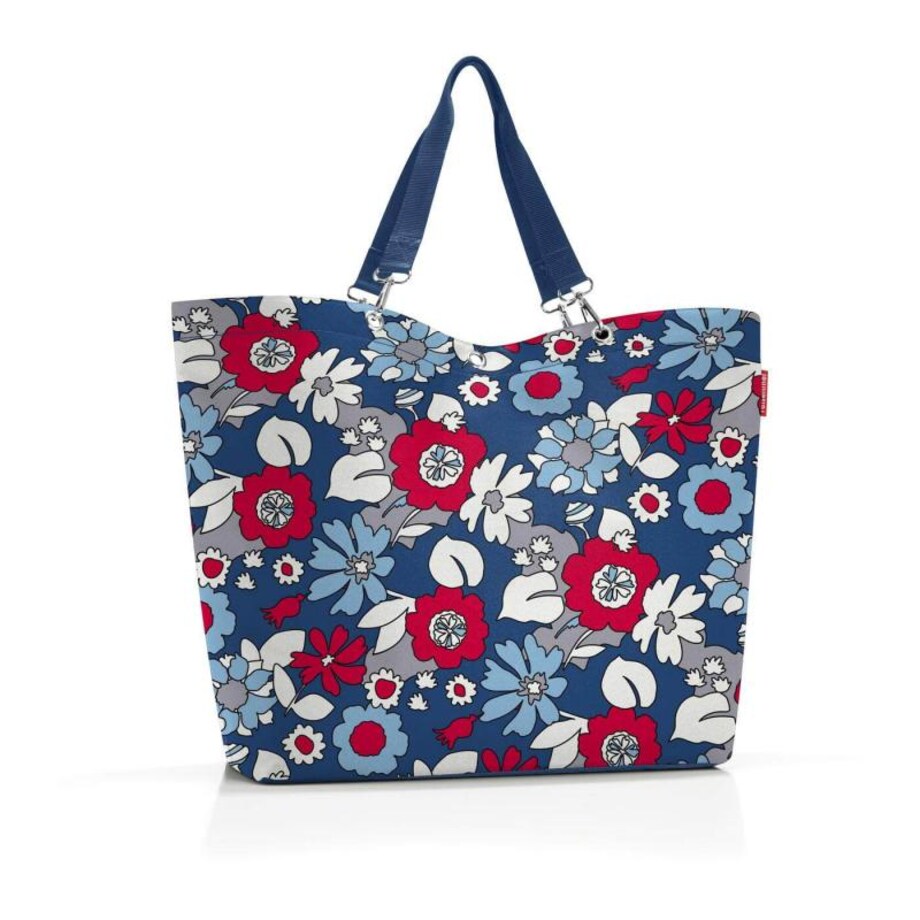 Torba shopper XL florist indigo, 35 l