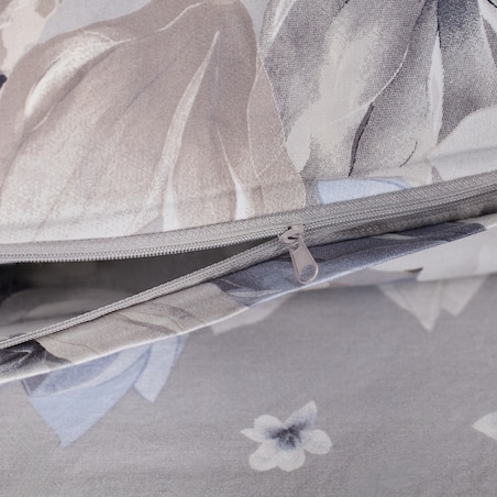 Pościel z bawełny satynowej Fladis 200x220 cm z motywem kwiatowym