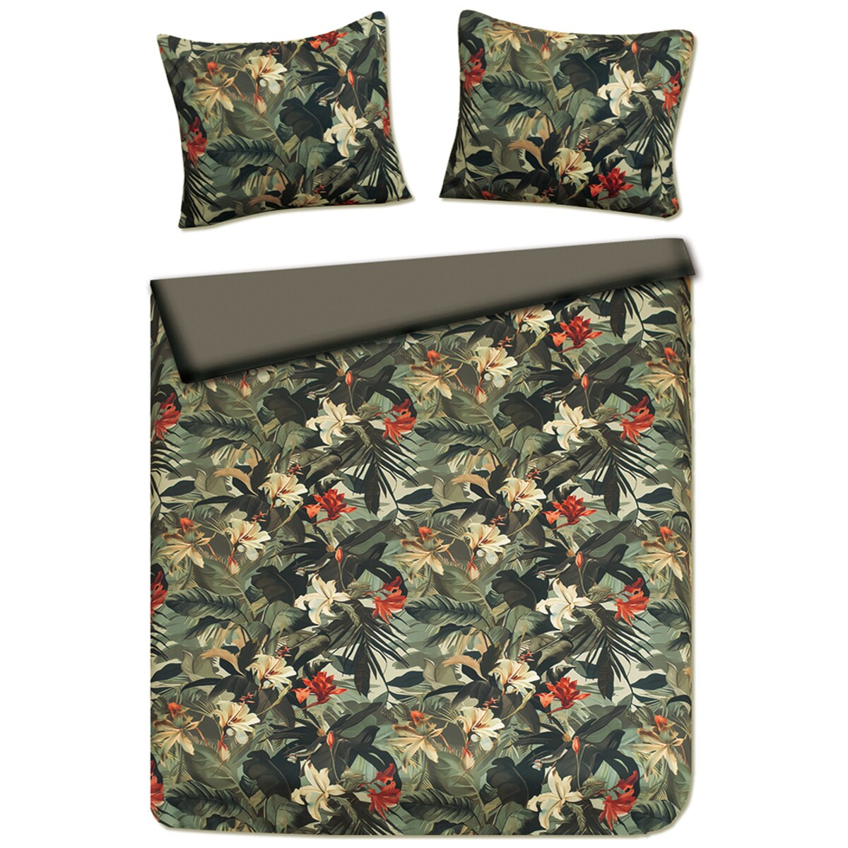 Pościel Z Mikrofibry Manuca 200x220 cm z motywem tropikalnym