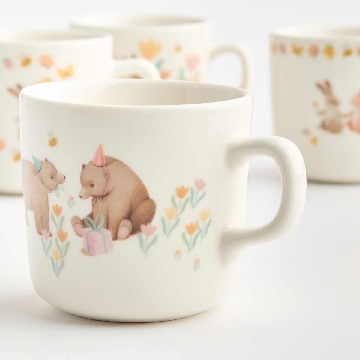 Komplet Kubków Ivy z motywem zwierzęcym