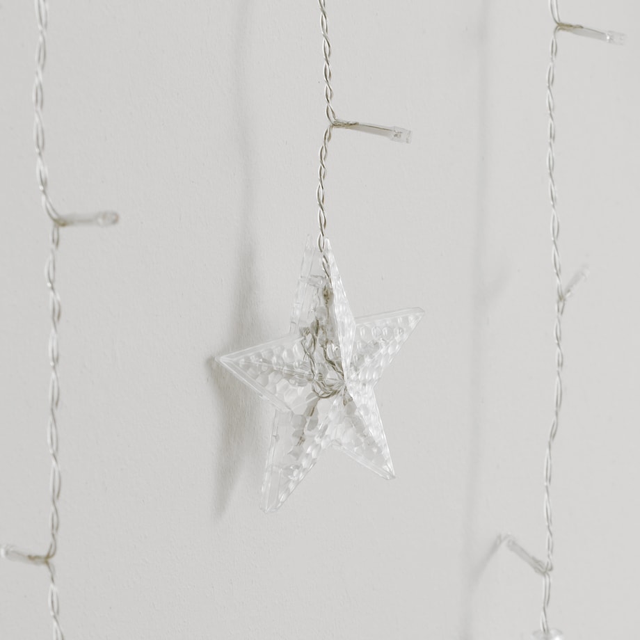 Kurtyna Świetlna Starnis z motywem gwiazdy