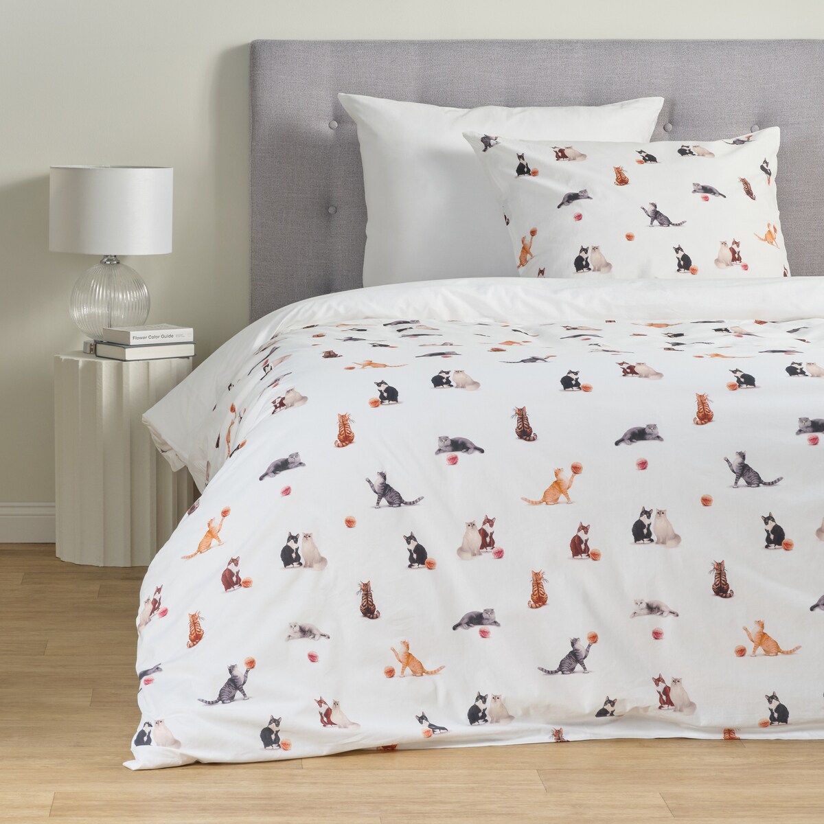 Pościel Bawełniana Gattino 160x200 cm z motywem zwierzęcym