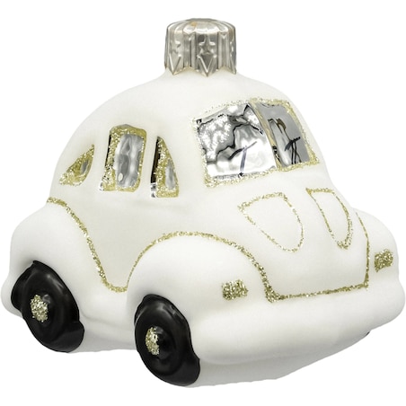 Bombka choinkowa: Auto Garbus: biały