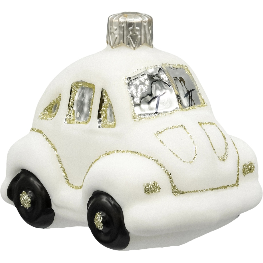 Bombka choinkowa: Auto Garbus: biały