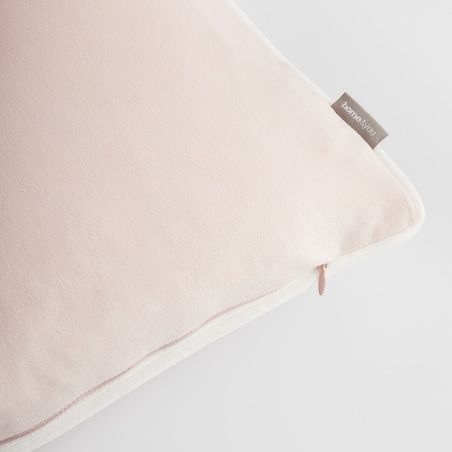 Poszewka Haftowana Broseley 45x45 cm z motywem kwiatowym