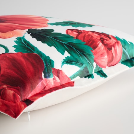 Poszewka z nadrukiem Casinos 45x45 cm z motywem kwiatowym