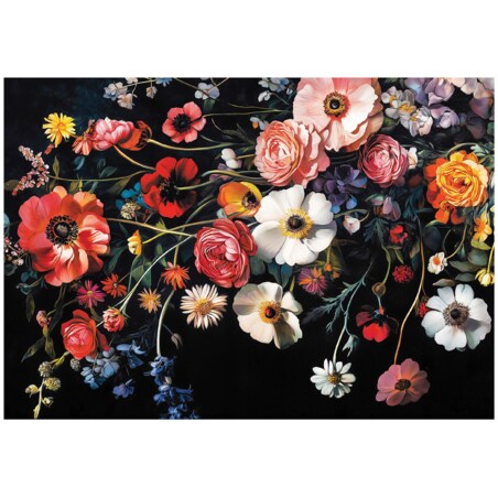 Fototapeta Do Sypialni Salonu Na Flizelinie Kwiaty Natura Czerwony 400x280