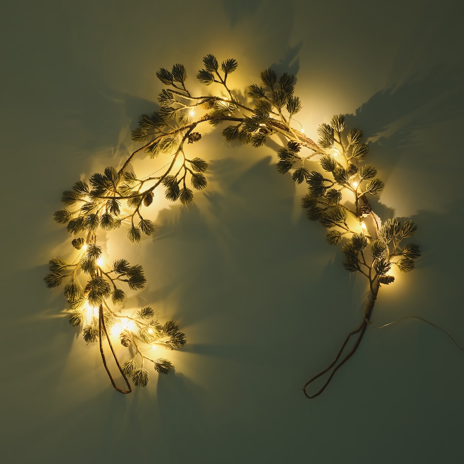 Girlanda LED Mattina z motywem roślinnym