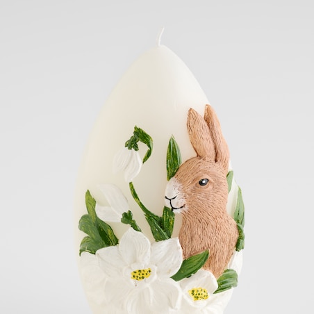 Świeca Rabbiegg z motywem królika
