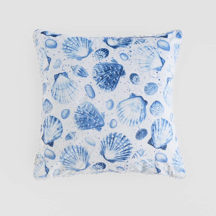 Poszewka z nadrukiem Marlee 45x45 cm z motywem morskim