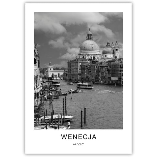 plakat wenecja 50x70