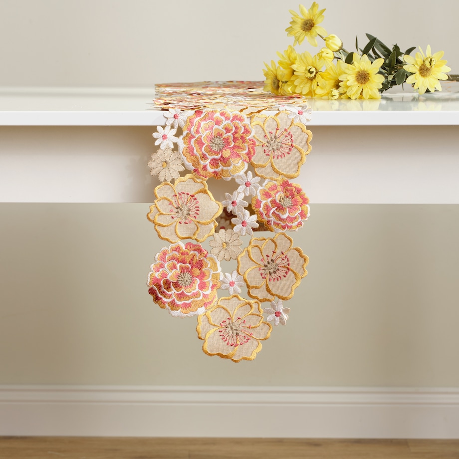 Bieżnik Haftowany Lumea 18x58 cm