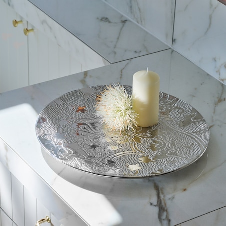 Patera Dekoracyjna Minella z motywem geometrycznym