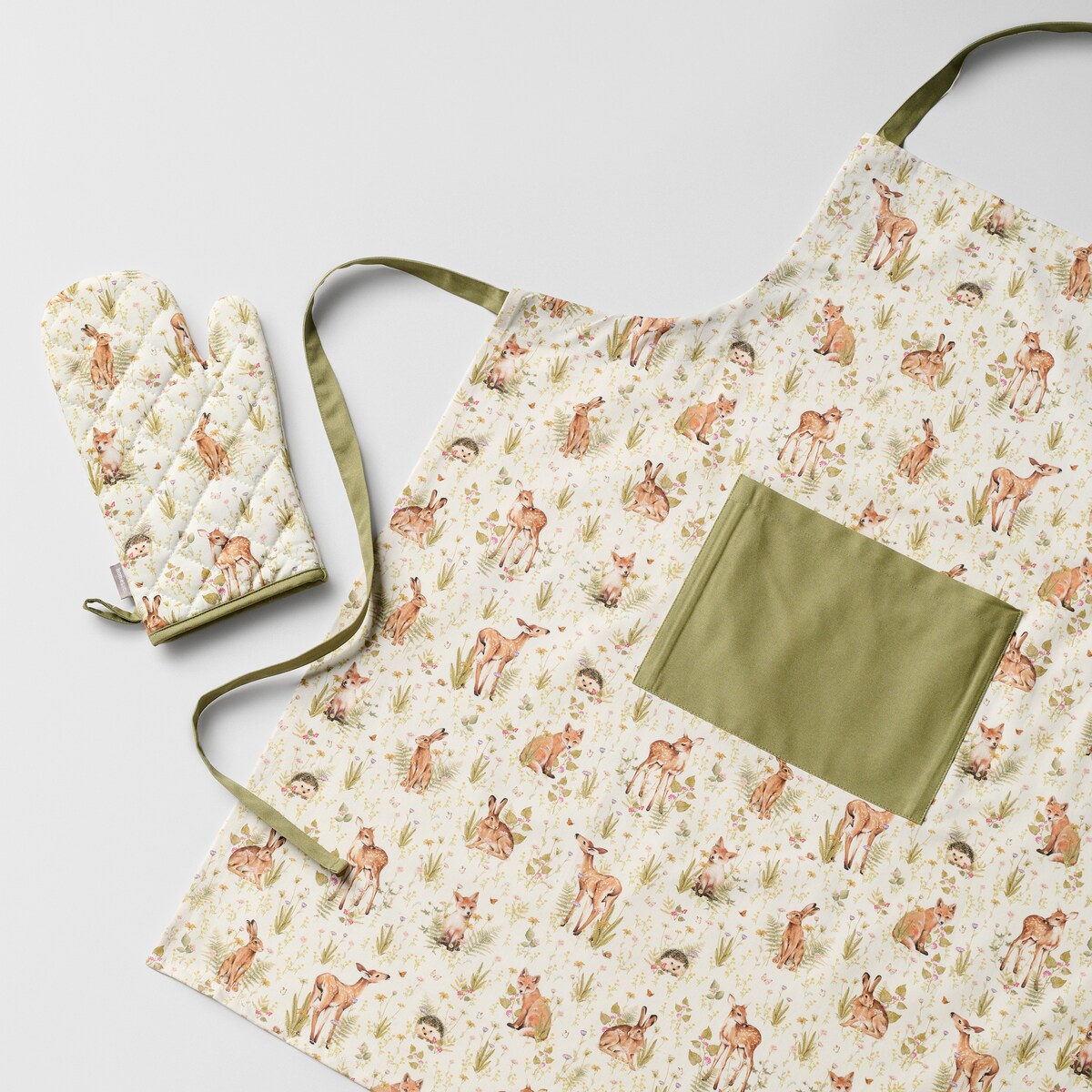 Fartuch Bambik 70x85 cm z motywem zwierzęcym