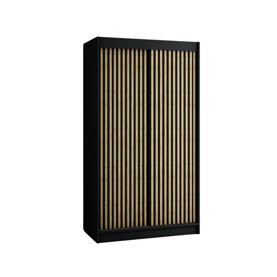 Szafa przesuwna Garderoba LAMELO 1 120 czarny