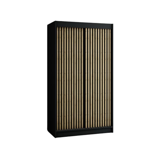 Szafa przesuwna Garderoba LAMELO 1 120 czarny