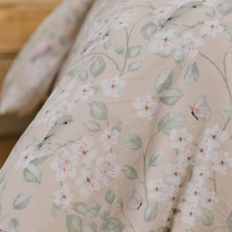 Pościel Bawełniana Gardos 200x220 cm z motywem kwiatowym