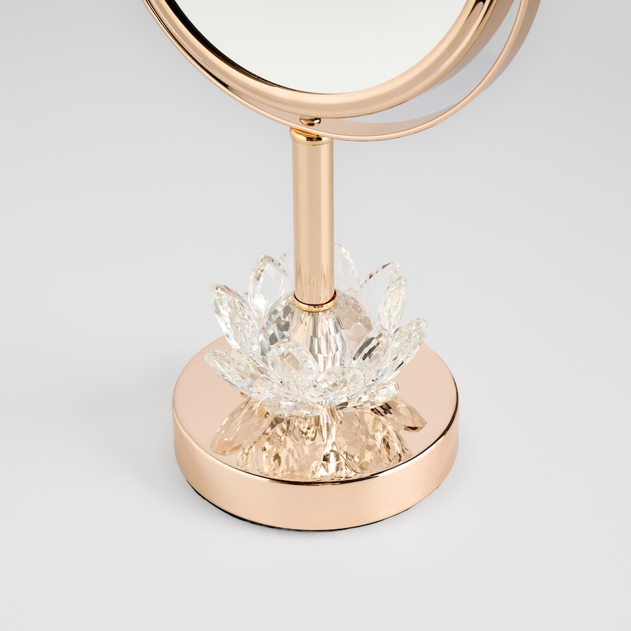 Lustro stojące Cristal shine z motywem kwiatowym