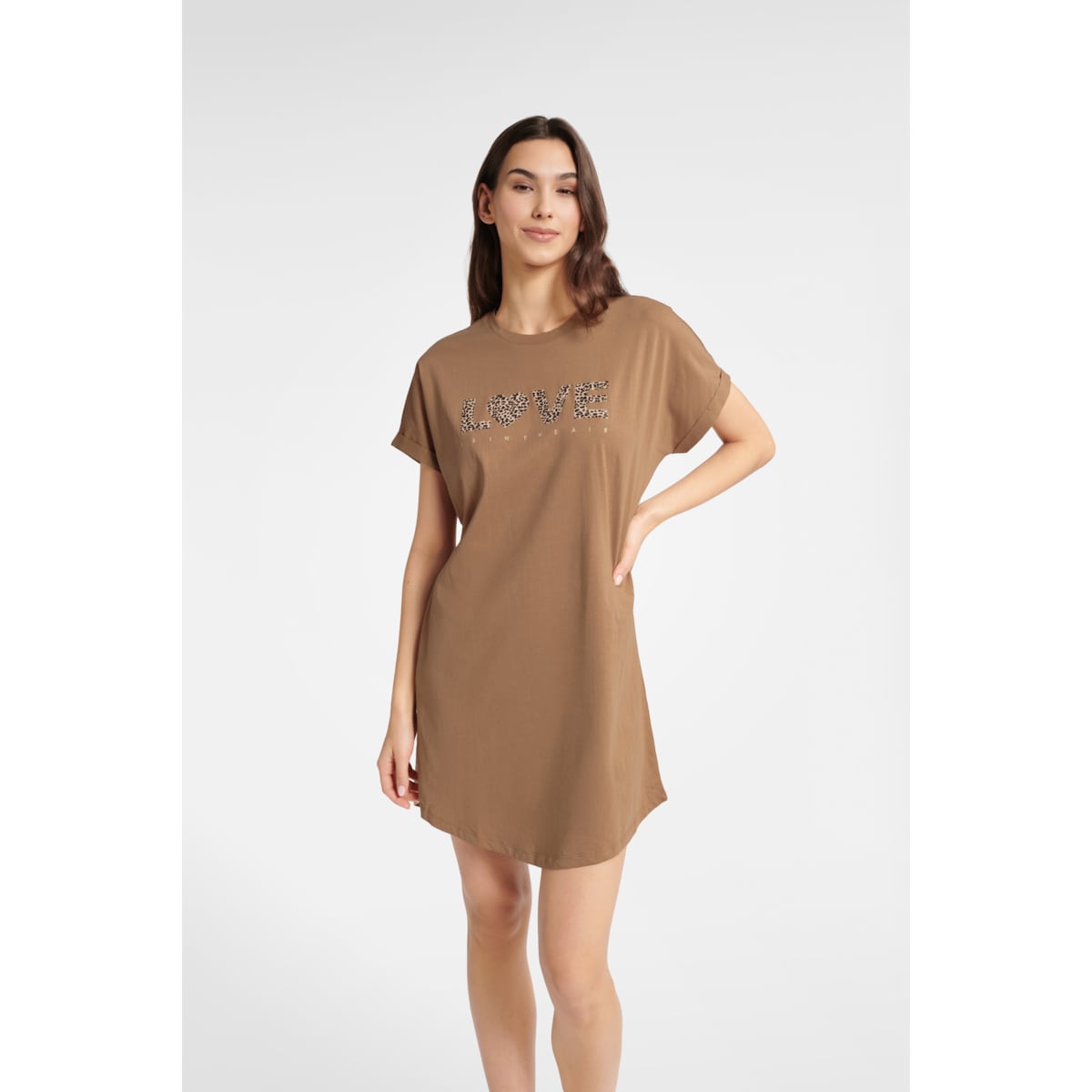 Koszulka Boutique 40616-88X Karmelowa Karmelowy, XL