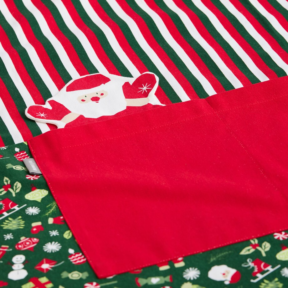 Fartuch Festio 70x85 cm z motywem mikołaja