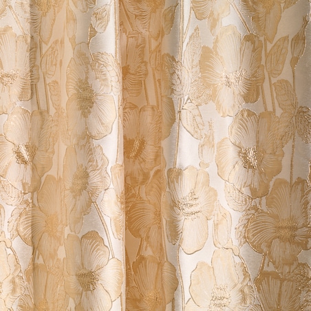 Zasłona Żakardowa Makowka 140x250 cm z motywem kwiatowym