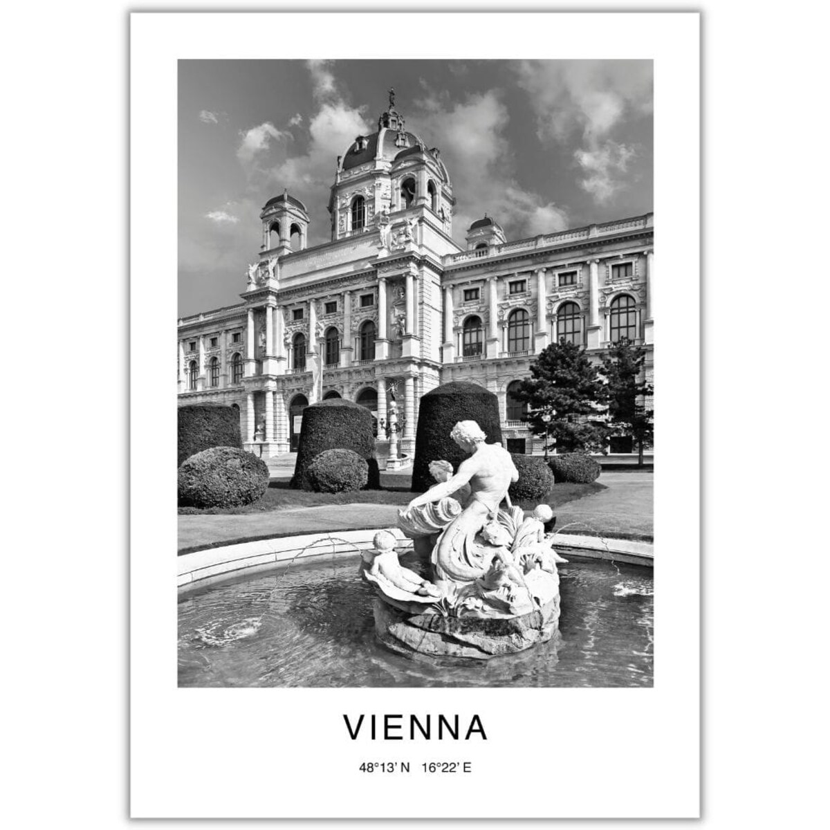 plakat vienna - wiedeń 30x40 cm