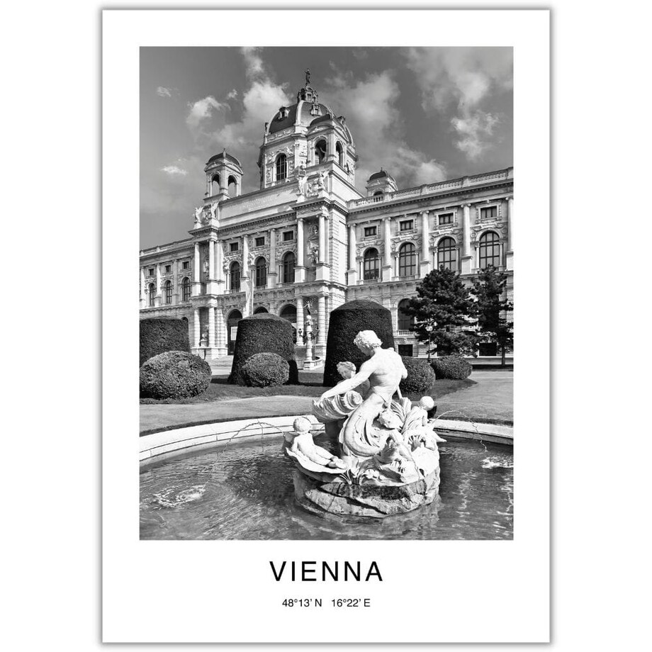 plakat vienna - wiedeń 30x40 cm
