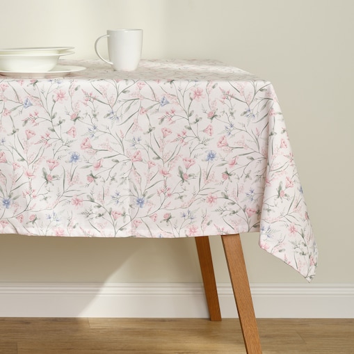 Obrus z nadrukiem Kiros 130x180 cm z motywem kwiatowym