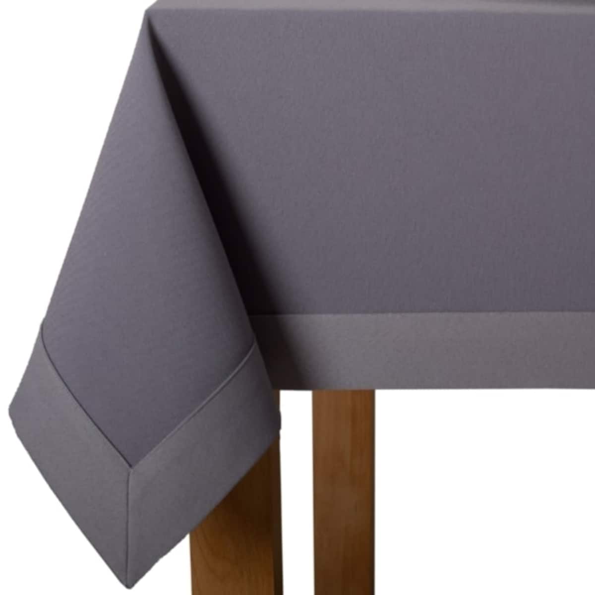 Obrus Premium Maxima ciemnoszary 6715 O5 - 120x120 cm - szary