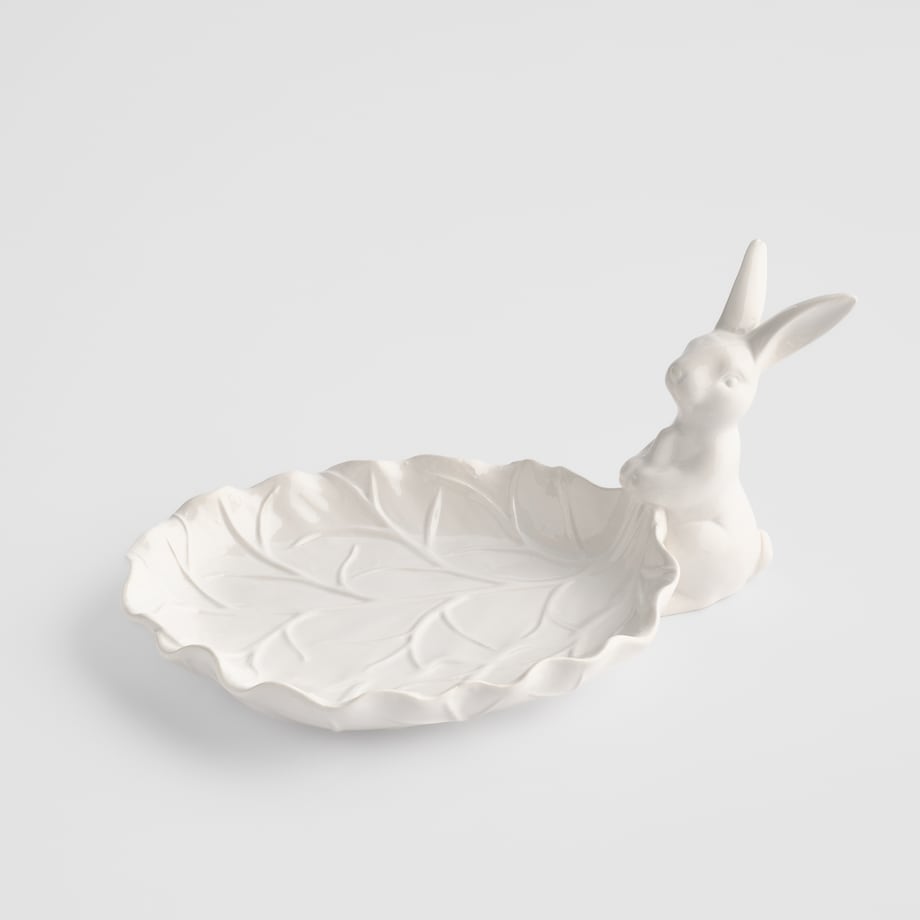 Patera Whitebunnos z motywem warzyw i królika