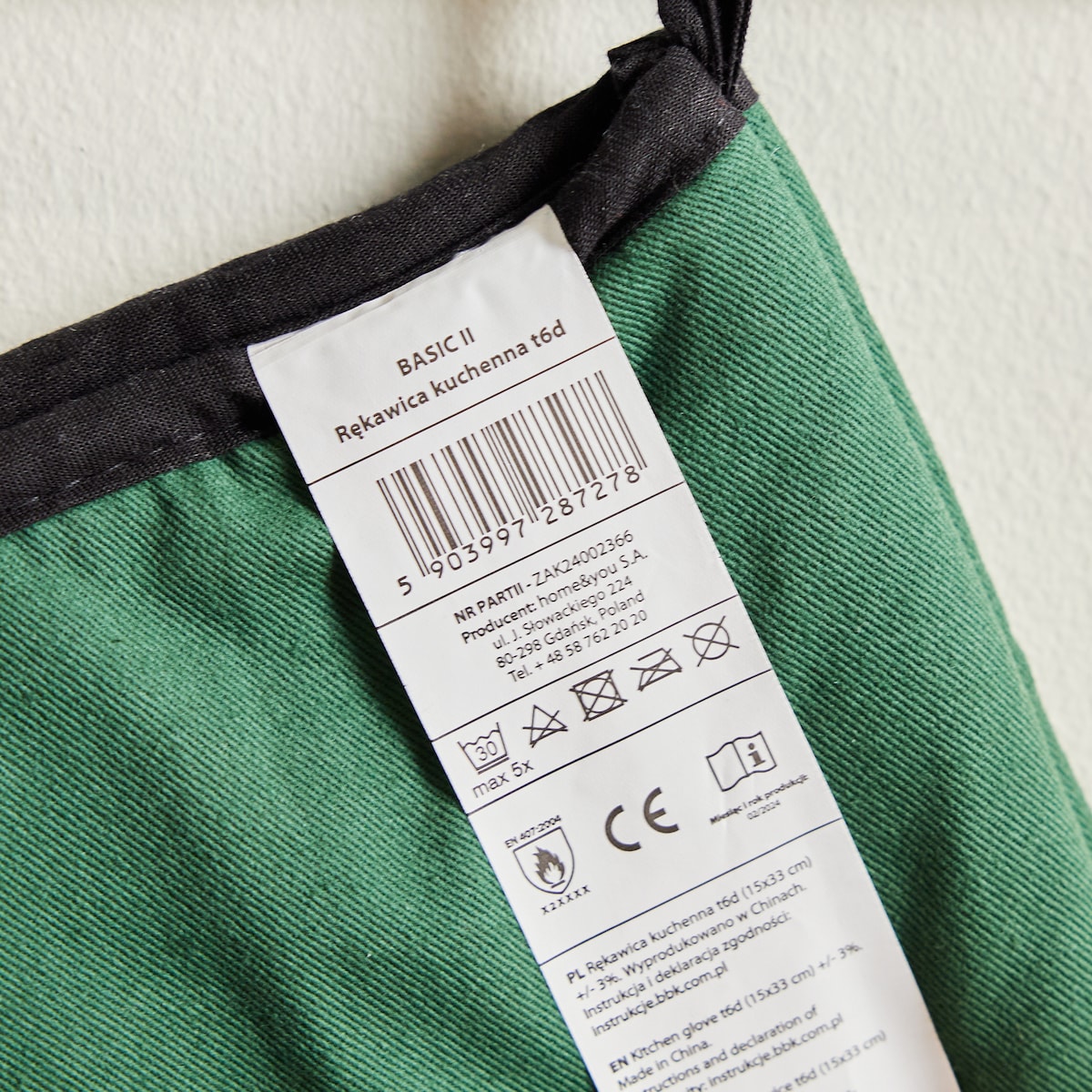 Rękawica Z Neoprenem Basic II 15x33 cm