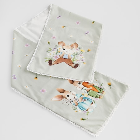 Bieżnik z nadrukiem Emi 35x180 cm z motywem królika