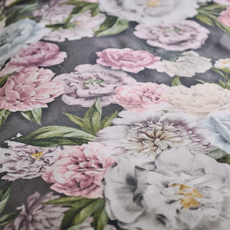 Pościel z bawełny satynowej Sofrine 200x220 cm z motywem kwiatowym