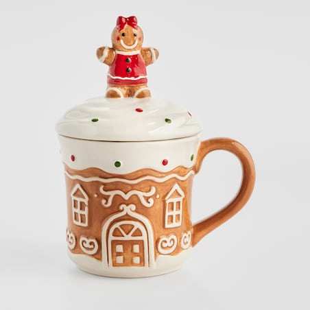 Kubek Z Dodatkiem Gingerhouse z motywem piernika