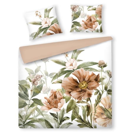 Pościel z bawełny satynowej Magretta 200x220 cm z wzorem kwiatowym