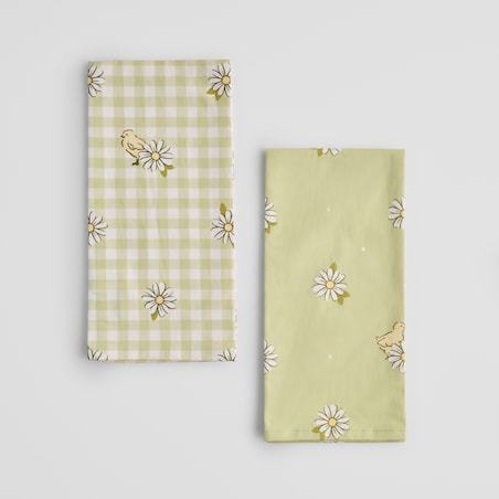 Komplet Ścierek Diloso 45x65 cm z motywem kurczaka