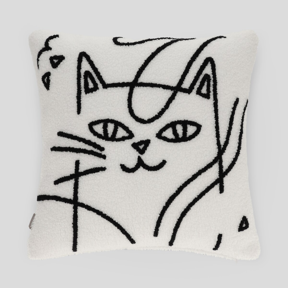Poszewka Haftowana Katzo 45x45 cm z motywem zwierzęcym