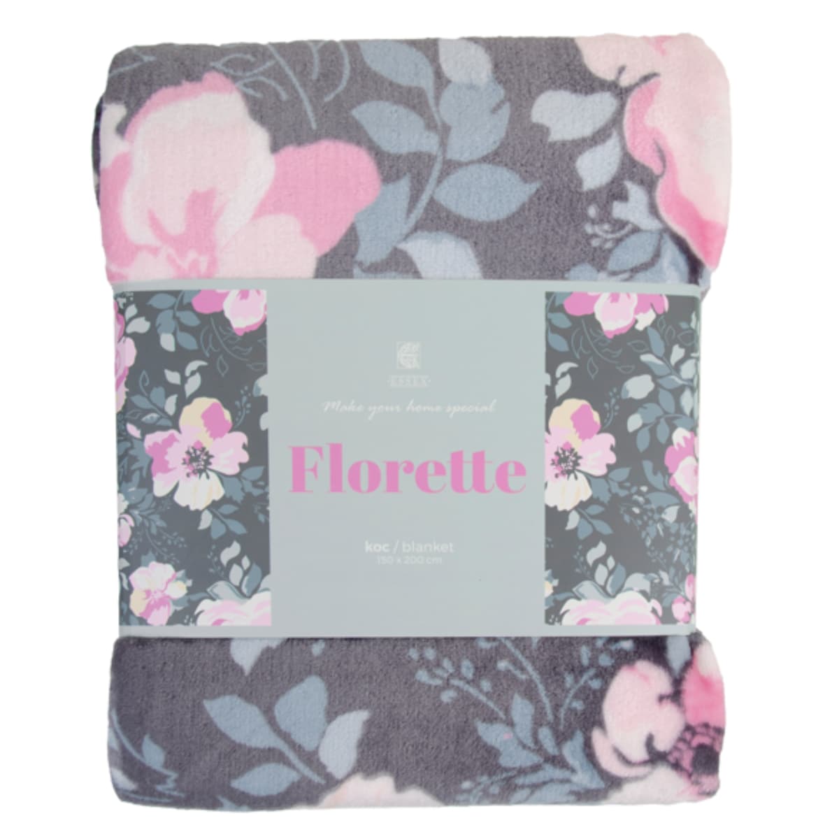 Drukowany koc Florette 150x200 cm